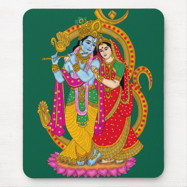 Radha Krishna Mouse Pad (Front)