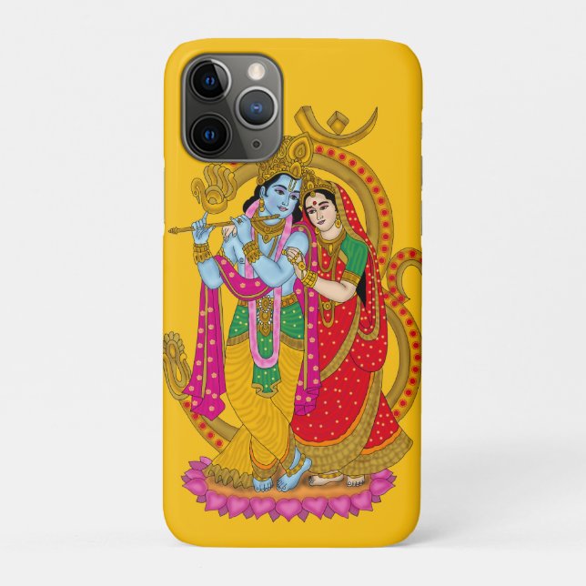 Radha Krishna Phone Cover (Back)