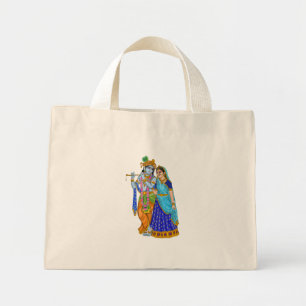 Radha Krishna Tote Bags