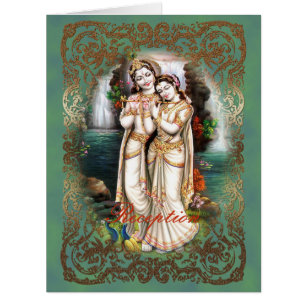 Radha Krishna Wedding Collection - Reception Card