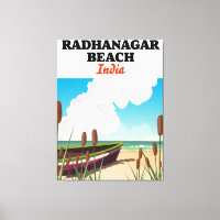 Radhanagar Beach India travel poster