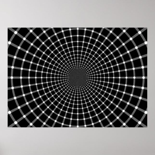 Radial Optical Illusion Poster (Front)