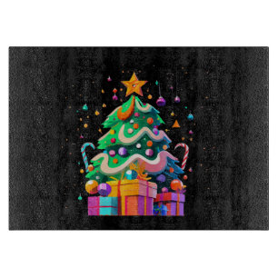 Radiance Christmas Tree Magic Cutting Board