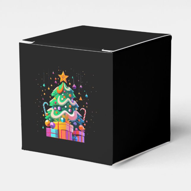 Radiance Christmas Tree Magic Favour Box (Front Side)