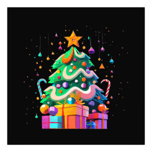 Radiance Christmas Tree Magic Photo Print