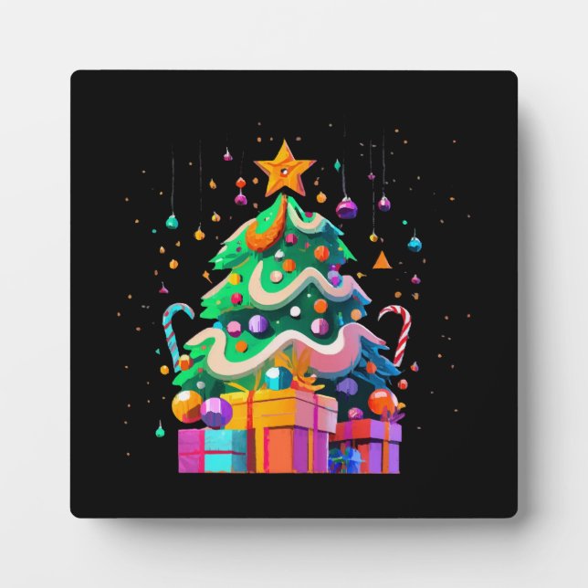 Radiance Christmas Tree Magic Plaque (Front)