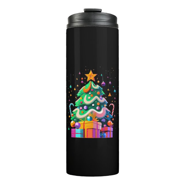 Radiance Christmas Tree Magic Thermal Tumbler (Front)