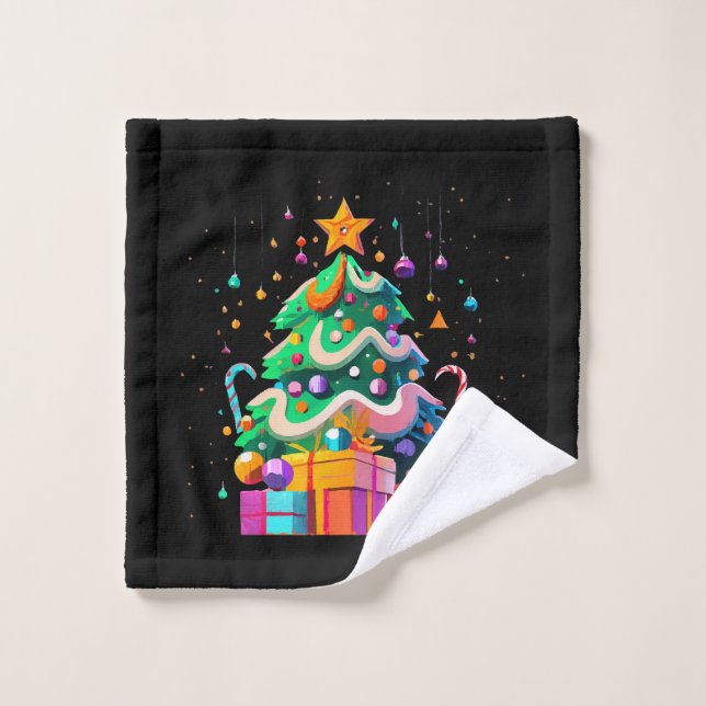 Radiance Christmas Tree Magic Wash Cloth (Wash Cloth)
