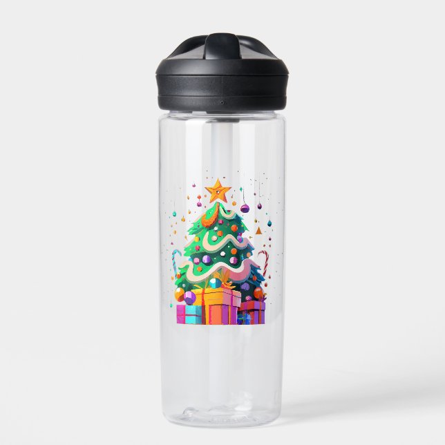 Radiance Christmas Tree Magic Water Bottle (Front)