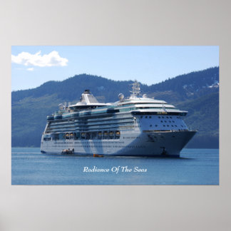 Radiance Of The Seas - Icy Strait Point, 26"x18" Poster