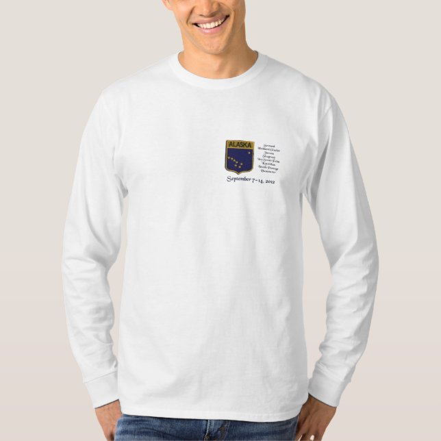 Radiance Sept 7-14, 2012 Alaska Cruise T-Shirt (Front)