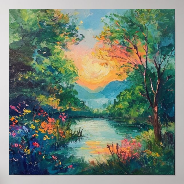 Radiance Upon the Silent Basin Poster (Front)