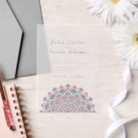 Radiant Airy Crescent Moon Mandala Wedding