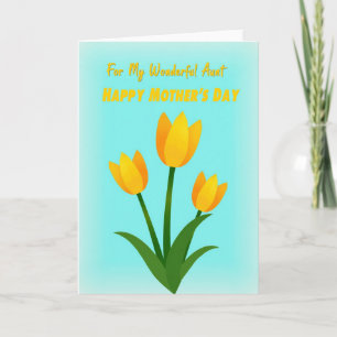Radiant Aunts Mothers Day Card