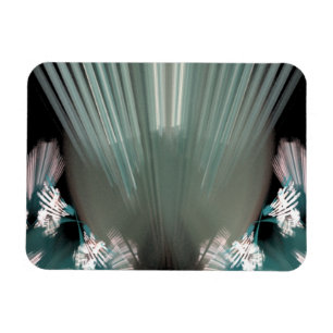 Radiant Beams From Above Magnet