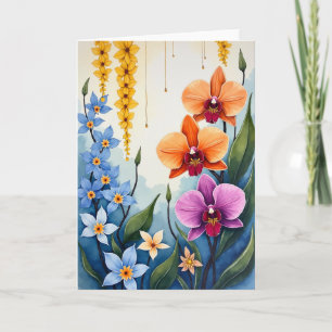 Radiant Birthday Blossom Tapestry Card