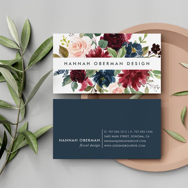 Radiant Bloom | Floral Business Card (Creator Uploaded)