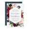 Radiant Bloom Frame Wedding Invitation