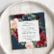 Radiant Bloom Frame Wedding Invitation | Square