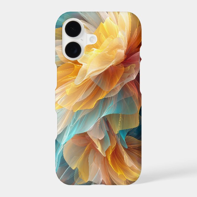 Radiant Bloom of Ethereal Petals in Light (Back)