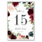 Radiant Bloom | Personalised Table Number Card