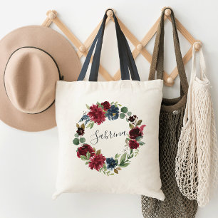 Radiant Bloom Personalised Tote Bag