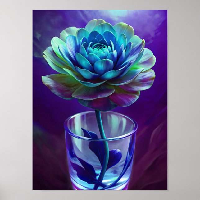 "Radiant Bloom" Poster (Front)