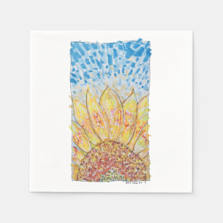 Radiant Bloom Sunflower Napkin
