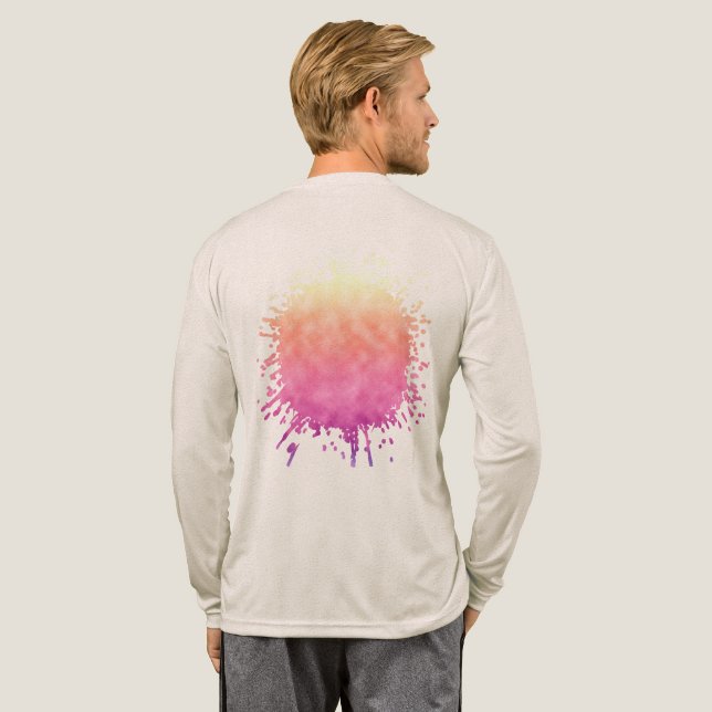 Radiant Bloom Tri-Blend Shirt (Full Back)