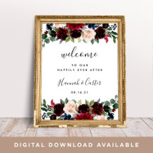 Radiant Bloom Wedding Welcome