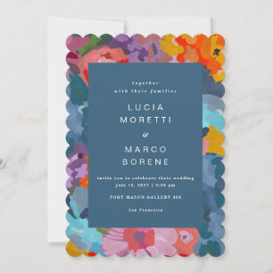 Radiant Blossoms  Invitation