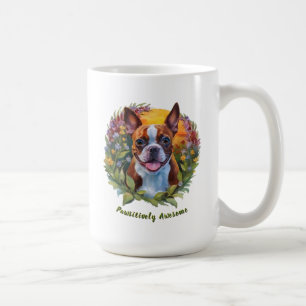 Radiant Boston Terrier Mug, Gili's Cute Animals Coffee Mug