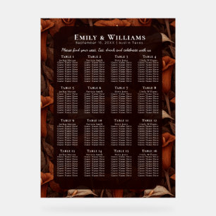 Radiant Calla Lilies Fantasy Floral Wedding Acrylic Sign