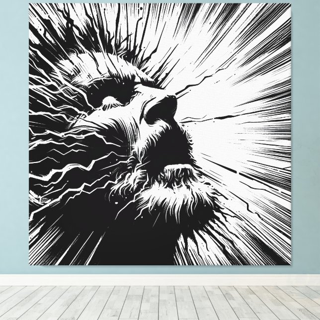 Radiant Canvas Print (Insitu(Wood Floor))