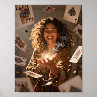 Radiant Card Sorcery Dreamscape Art Poster