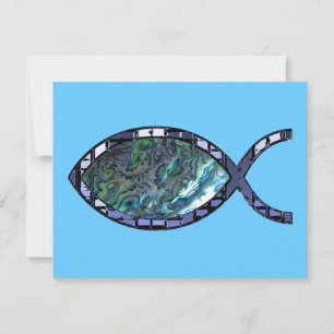 Radiant Christian Fish Symbol