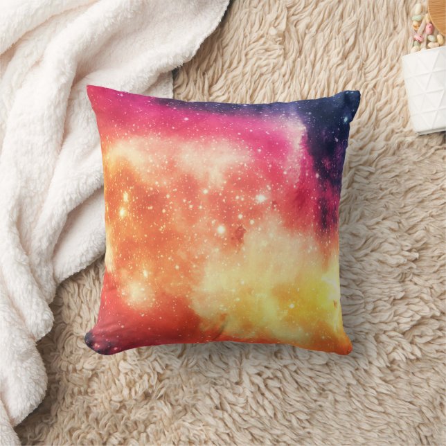 Radiant Cosmic Nebula Cushion (Blanket)
