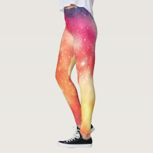 Radiant Cosmic Nebula Leggings