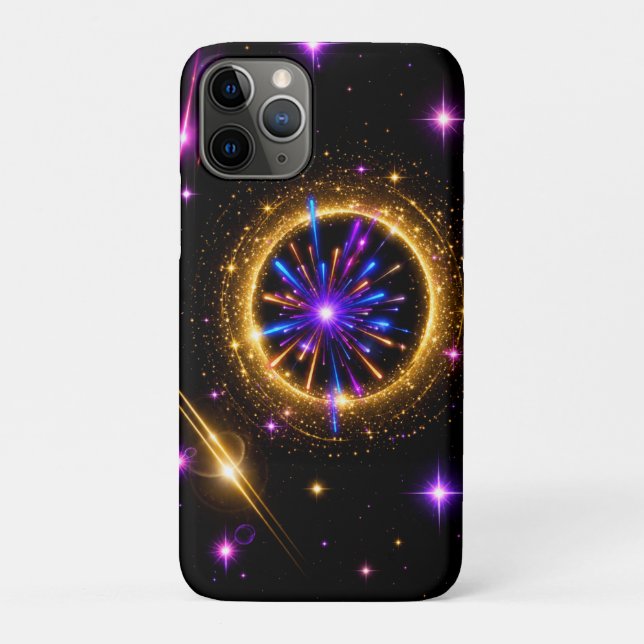 Radiant Cosmic Portal iPhone & iPad Case (Back)