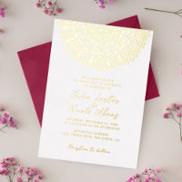 Radiant Crescent Moon Splendid Mandala Wedding
