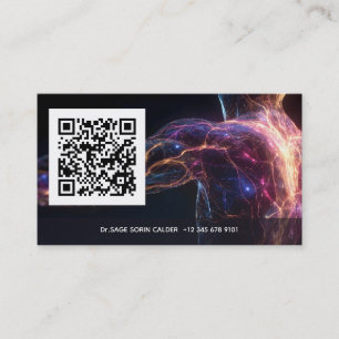 Radiant Current Aura Energy Business Card