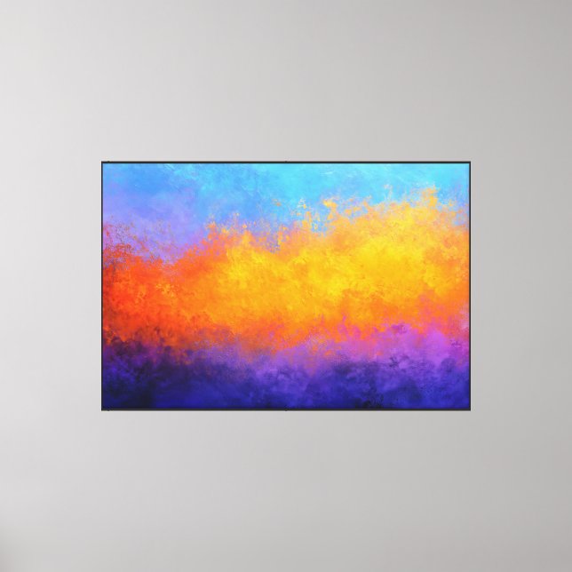 Radiant Divide Canvas Print (Front)