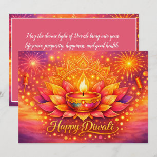 Radiant Diwali Delight Invitation
