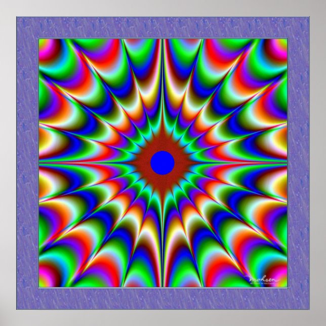Radiant Energy Illusion Poster (Front)
