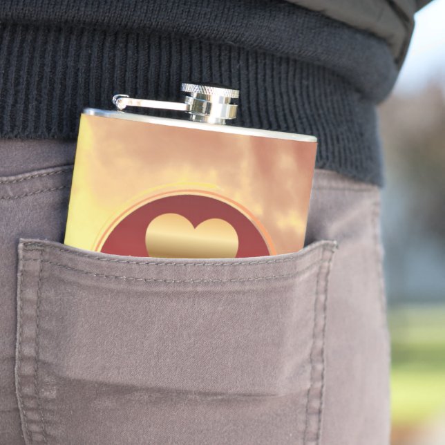 Radiant Eternal Love Hip Flask (In Situ)