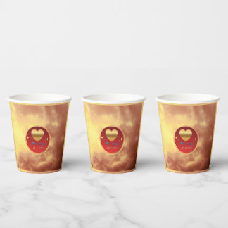 Radiant Eternal Love Paper Cups