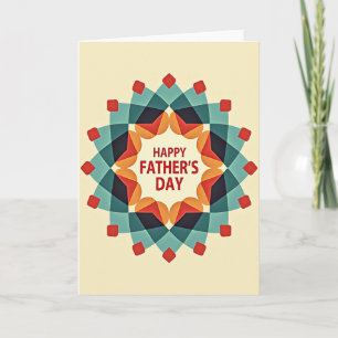 Radiant Fathers Day Message Card