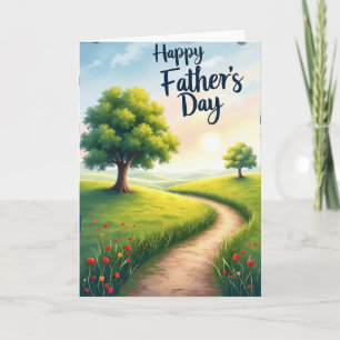 Radiant Fathers Day Vista Card