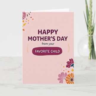 Radiant Favorite Child Card