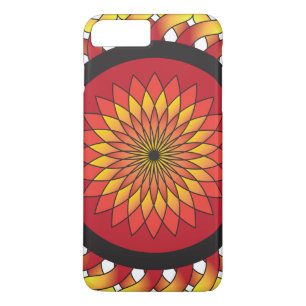 Radiant Fiery Red Orange Yellow Sunflower Case-Mate iPhone Case